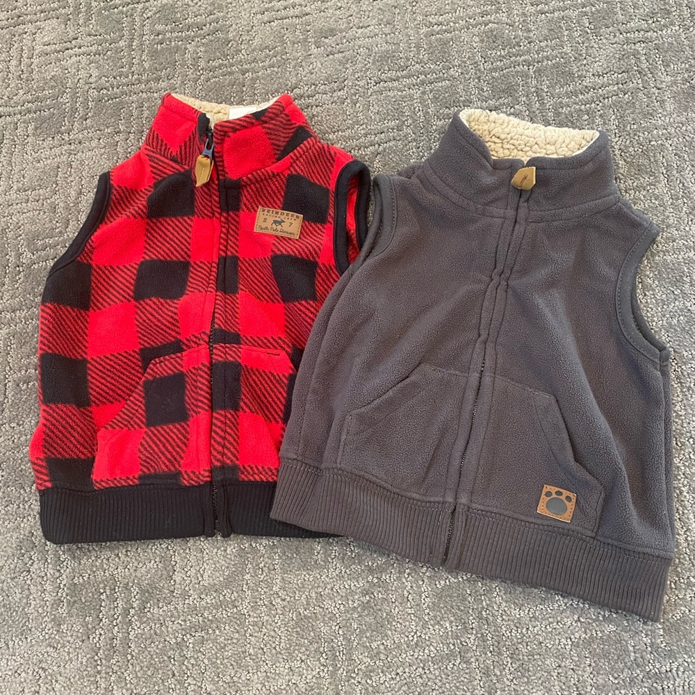 Carters fleece vest 9m